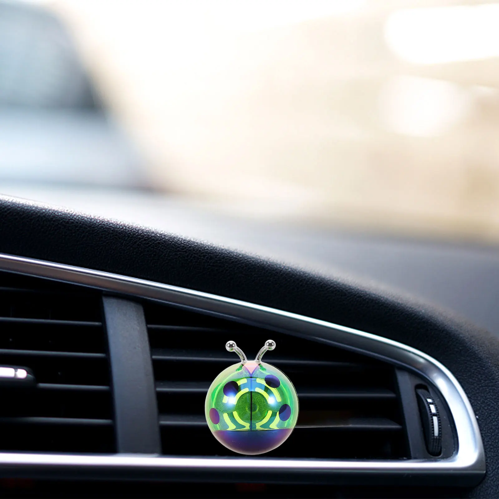 

Cute Ladybug Car Air Freshener Aromatherapy Ornaments Bling Outlet Clip Kawaii Accessories Essential Oil Vent Decor