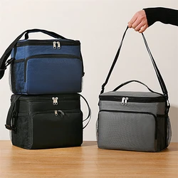 Grande Capacidade portátil Lunch Bags para homens e mulheres, geladeira, refrigerador térmico, bolsa de refeição, Bento Box, Tote Isolado, Viagem, Work Food Bag