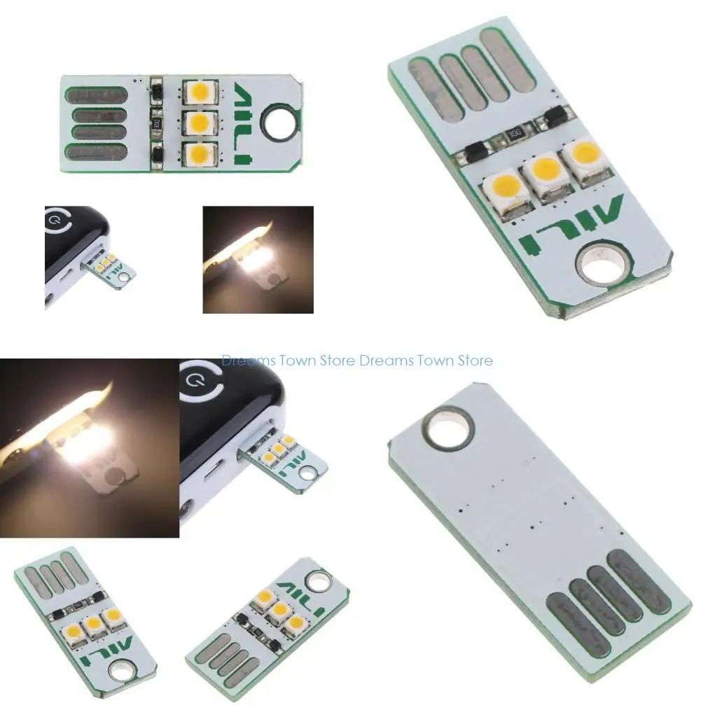 

HX6A Чип мобильного источника питания Светодиодный ночник Мини Супер яркий карманный ночник