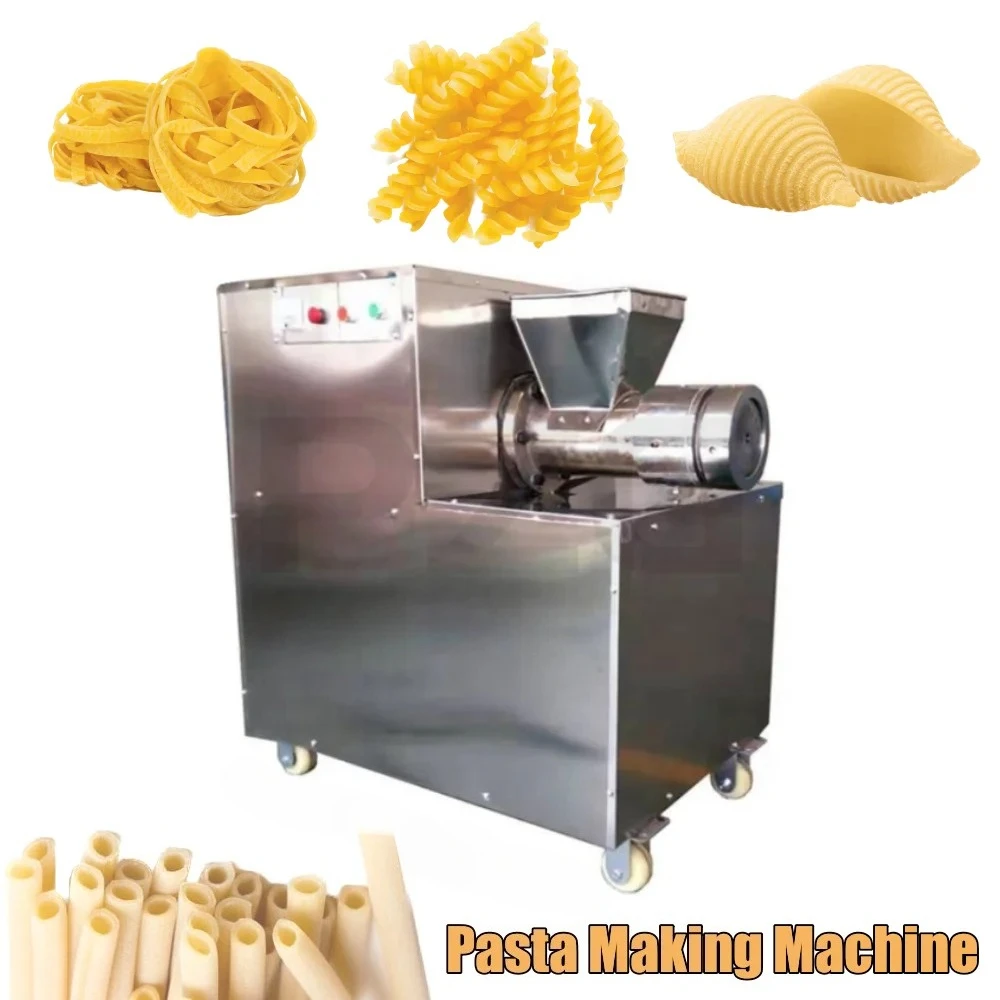 Máquina Extrusora de Pasta Italiana, Máquina para Hacer Pasta Ditalini, Máquina Automática Comercial para Hacer Pasta Rigatoni y Penne