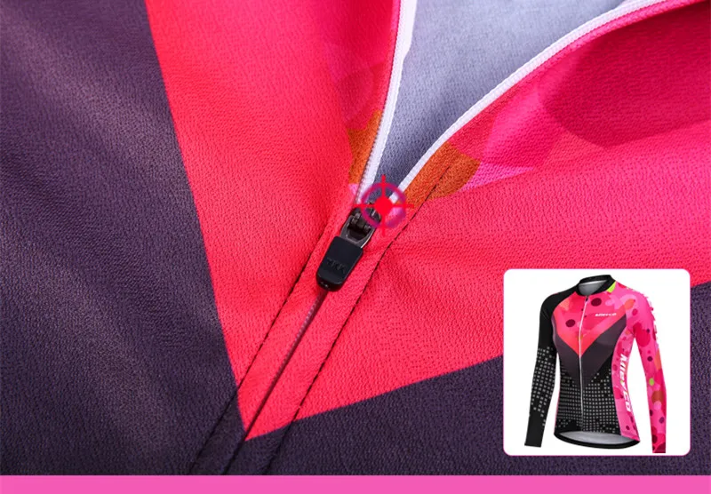 Mountainbike Damen-Set Radtrikot Frauen Sportbekleidung Günstige Großhandel Damenbekleidung Frauenkleidung Damen-Radsport-Langsets – Detail 12