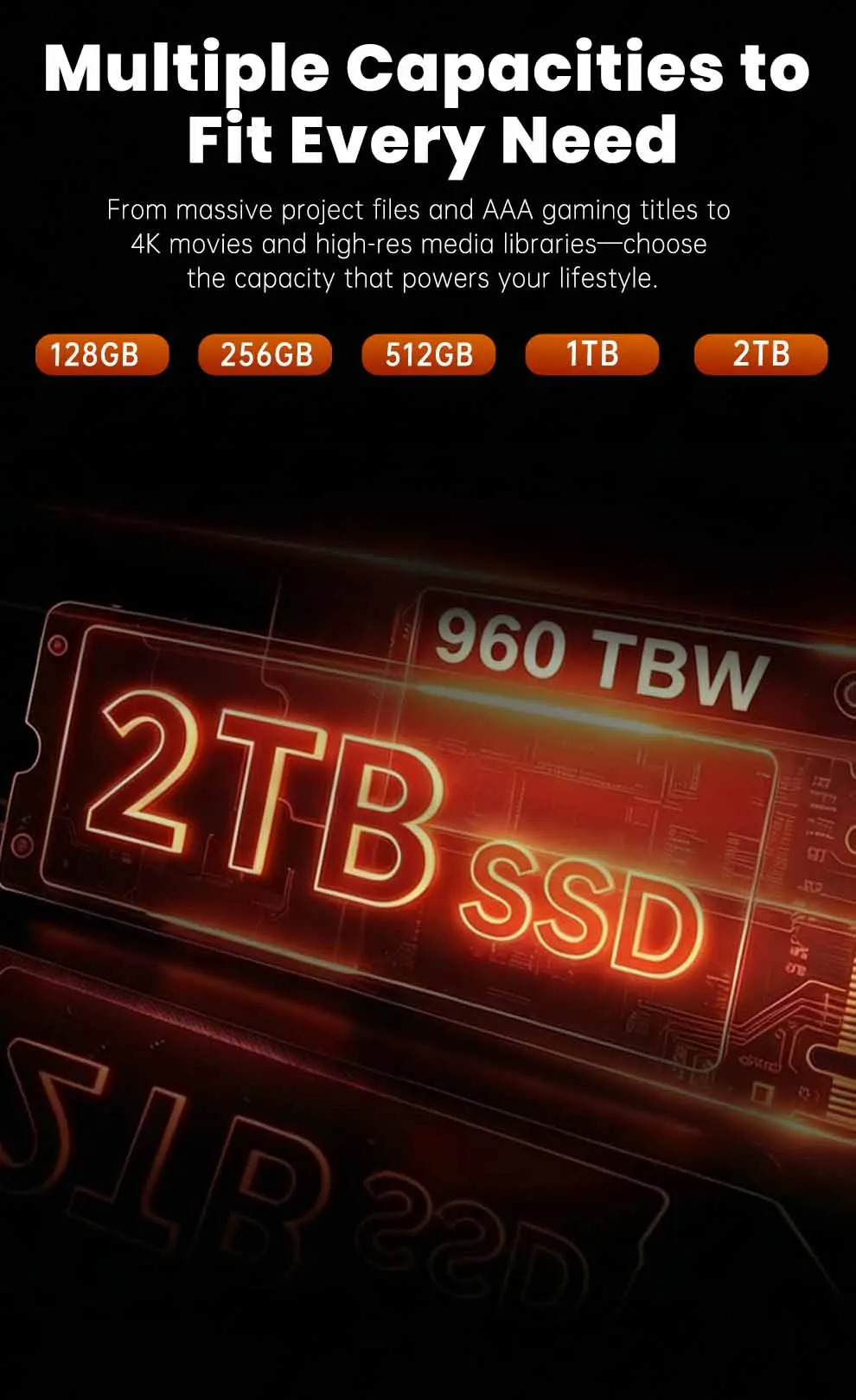 Taimi PCIe Gen3x4 NVMe M.2 2280 SSD, bis zu 3500 MB/s Lesegeschwindigkeit und 3000 MB/s Schreibgeschwindigkeit, für Gaming, Laptop, PC, Desktop-Workstation – Detail 9
