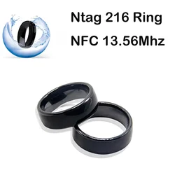 Ntag216 Smart Chip Ring 13.56Mhz 888 Bytes Rewritable Key RFID Clone Tag Amibo Url Link Business Card Changeable ISO14443 Badge