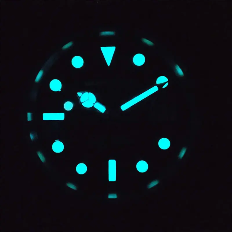 36mm/40mm  Relogio Masculino Sterile Dial  Sapphire Crystal Automatic Men\'s Watch Japan NH35 Miyota Movement Green Luminous