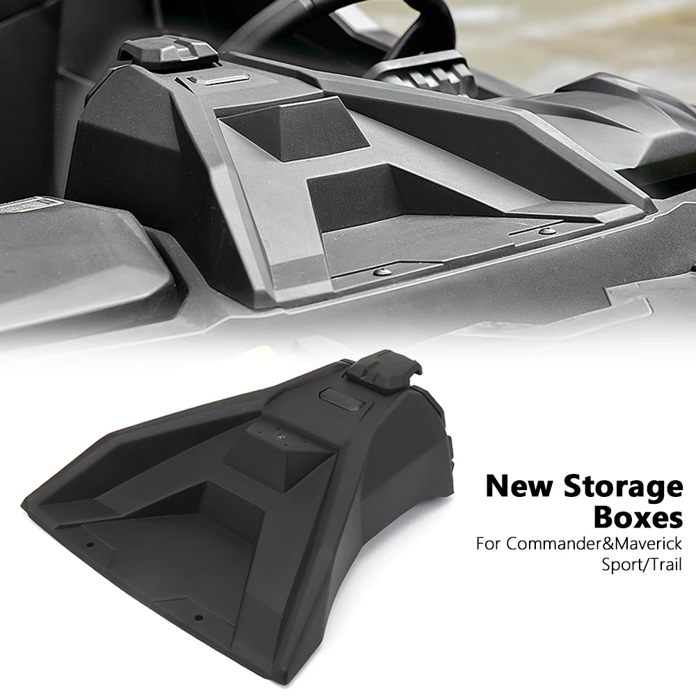 UTV Electronic Device Tablet Holder Storage Box Large Capacity For Can Am Commander Max Maverick Trail MAVERICK Sport 1000 800 R