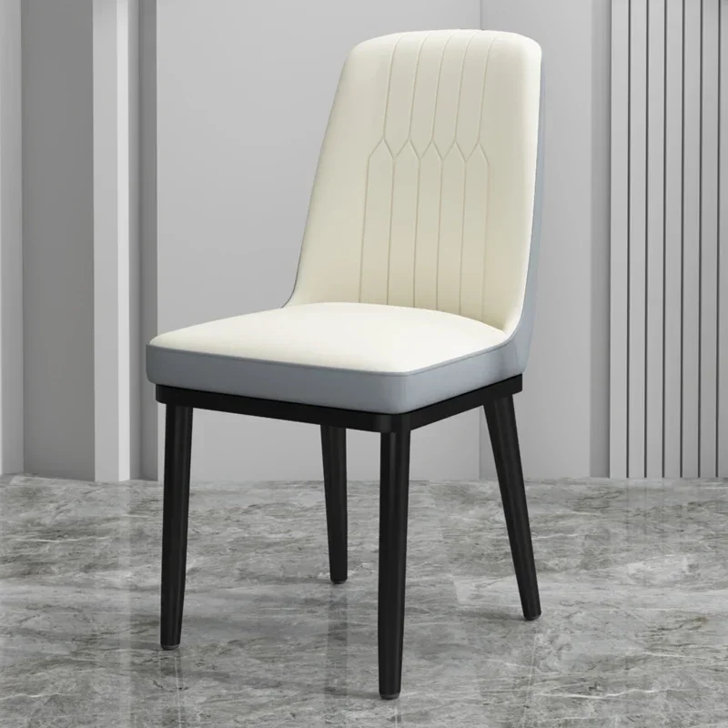 Minimalist Luxury Back Chair-Nordic Dining Table Seat, Soft Bag Living Room Stool, Modern Office Chair, Comfortable Home Seating