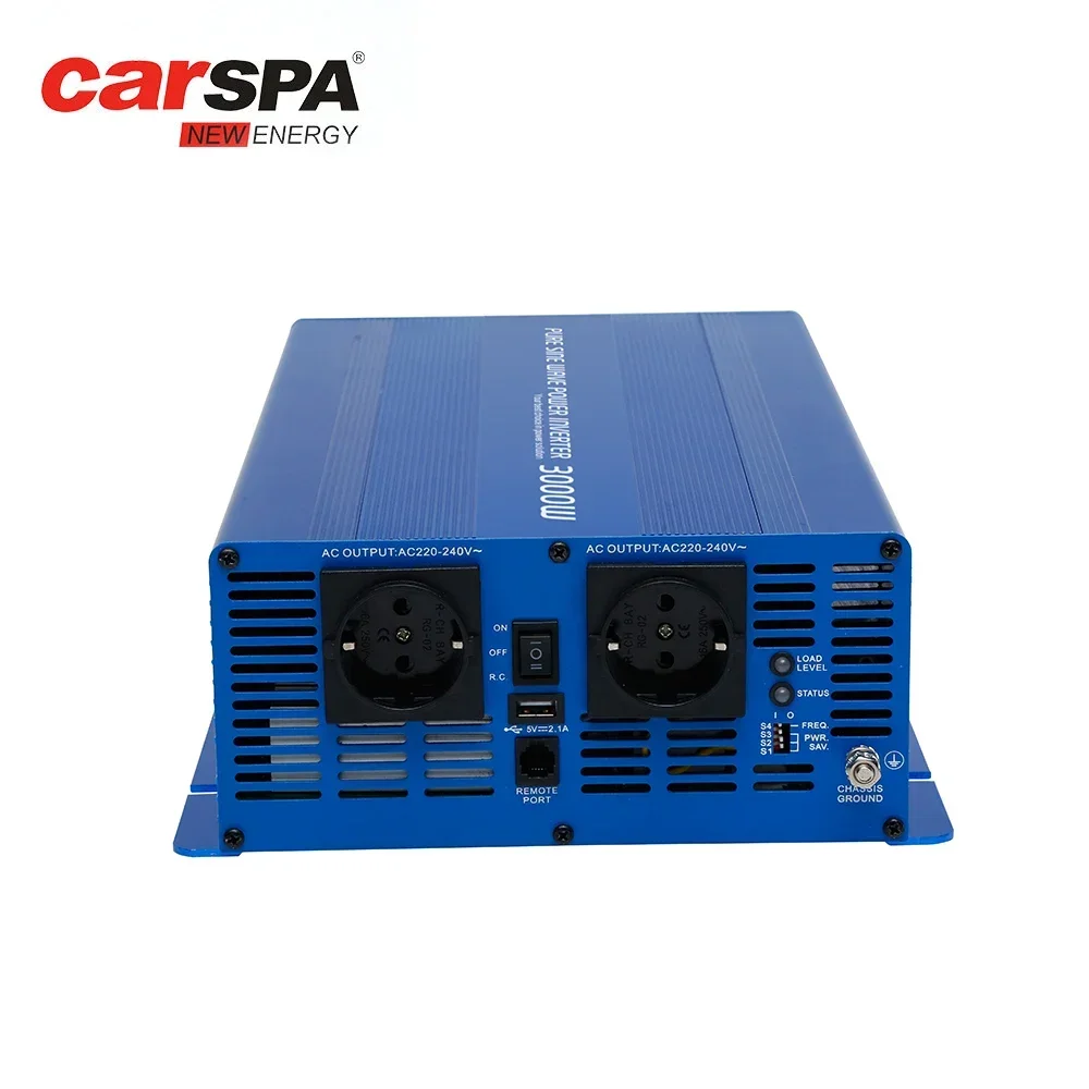 3000W POWER INVERTER Pure Sine Wave Inverter With Power Saving Mode DC12/24/48v To AC 110/220v