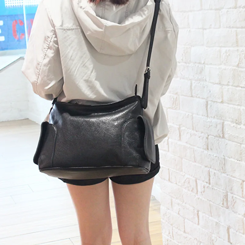 تنوعا جلد البقر حمل حقيبة المرأة الكتف حقيبة كروسبودي عالية الجودة الخضار المدبوغة الجلود ركاب العمل حقيبة ساعي الفاخرة