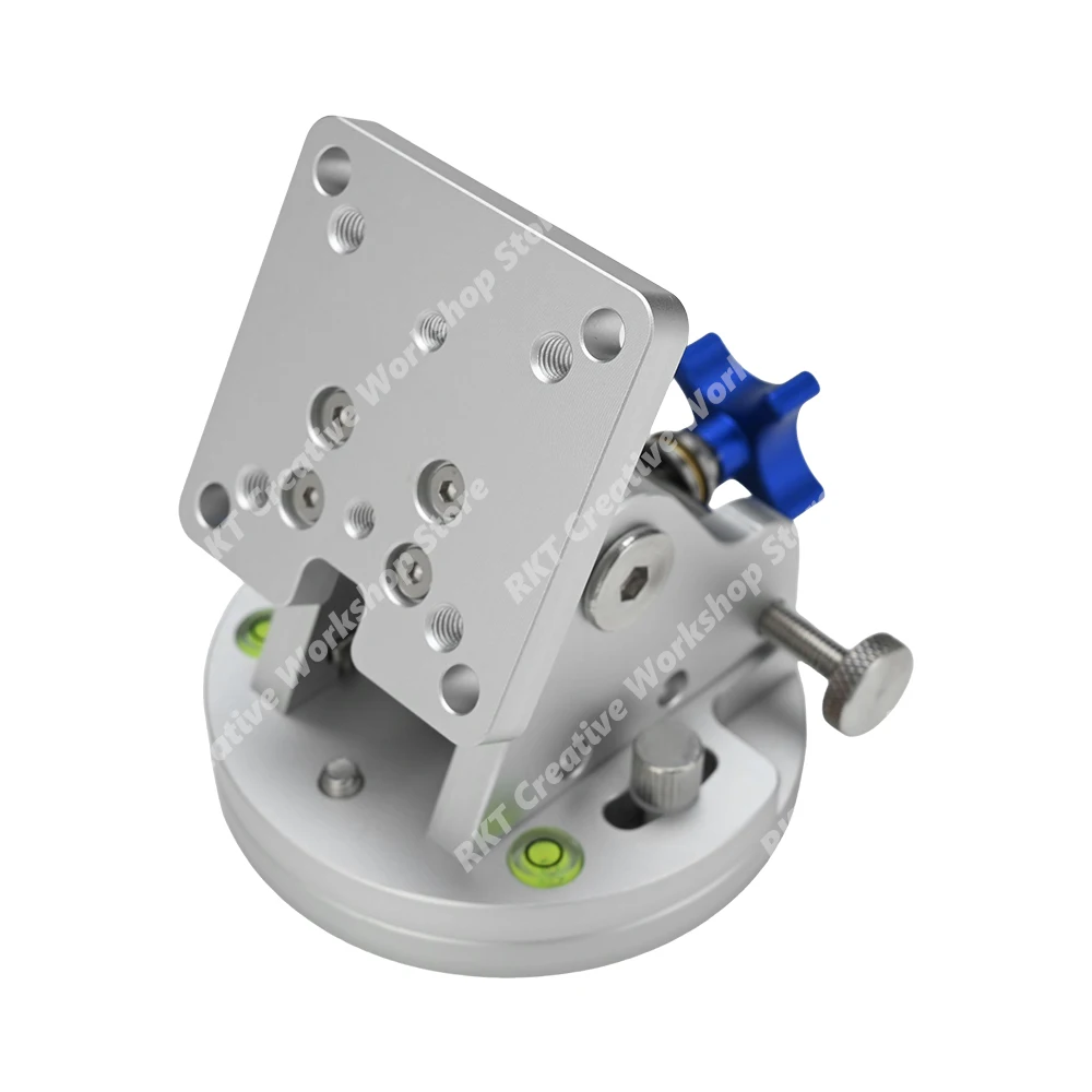 Latitude Adjustment Bracket for Equatorial Mount, Star Tracker Base, Telescope Angle Holder with Bubble Level High-Precision Ast