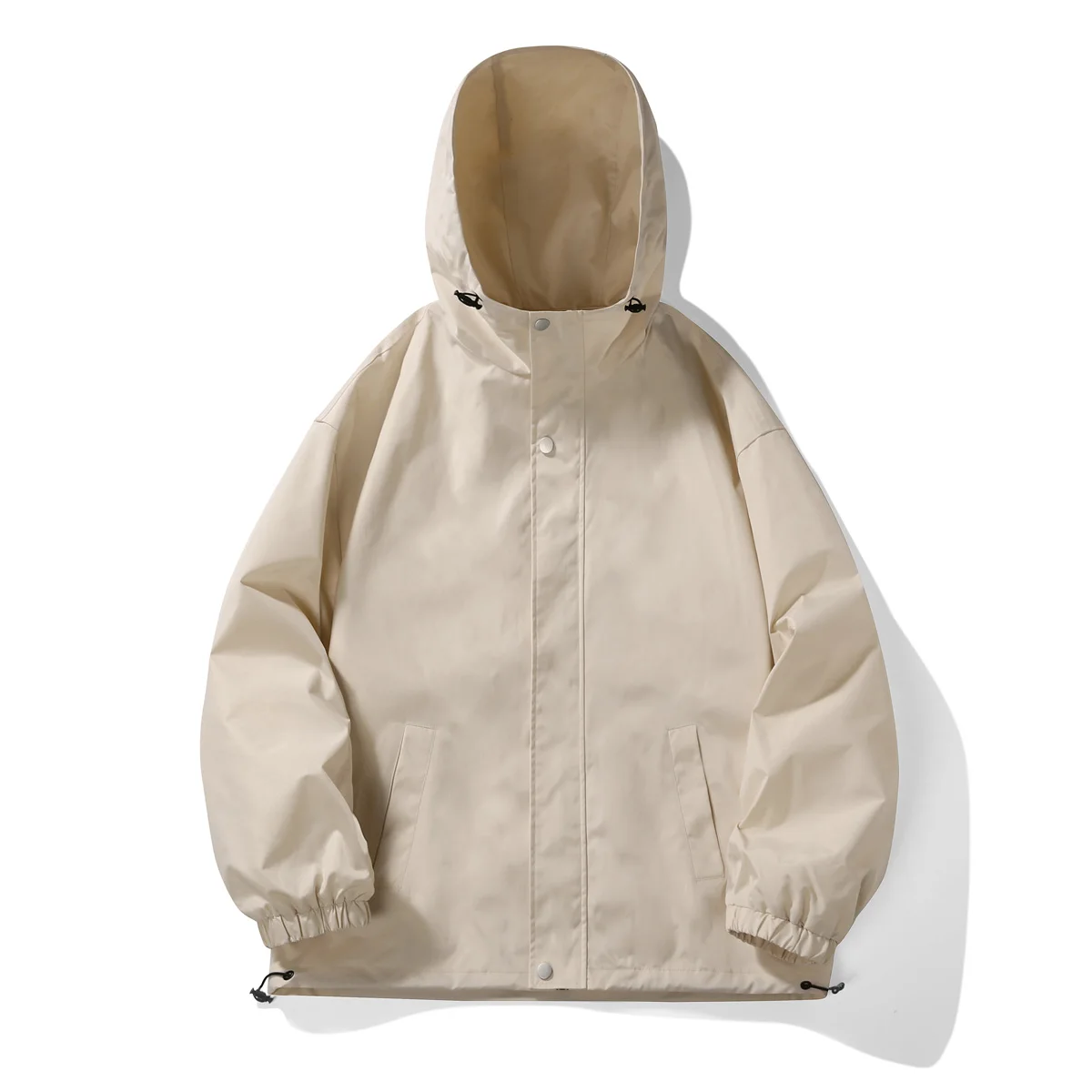 Men's Hooded Jackets Plus Size 5XL-M Autumn New Long Sleeve Loose Men Windbreaker Jacket Waterproof Outdoor Sports Coats Man Hot