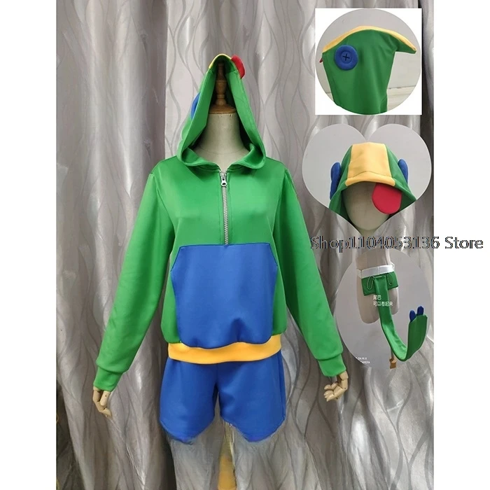 Leon Hoodie Cosplay Legendary Hoddies Brawl Outfit Uniform Anime Unisex Top Shorts Halloween Party Role play Doujin Clothes