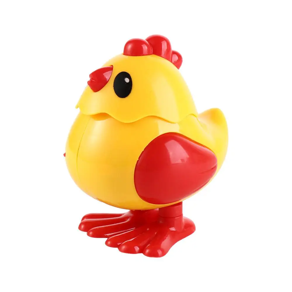 

Plastics Girls Wind-Up Spring Chicken Toy Simulation Chicken Wind Up Jumping Chicken Toy Wind-Up Spring Mini