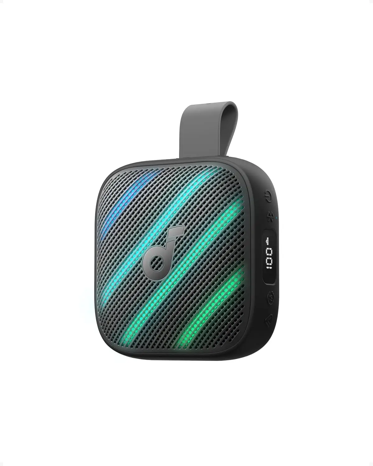 

Portable Bluetooth Speaker 15W Punchy Sound 24H Playtime IP68 Waterproof BassUp for Hiking Cycling Camping Black