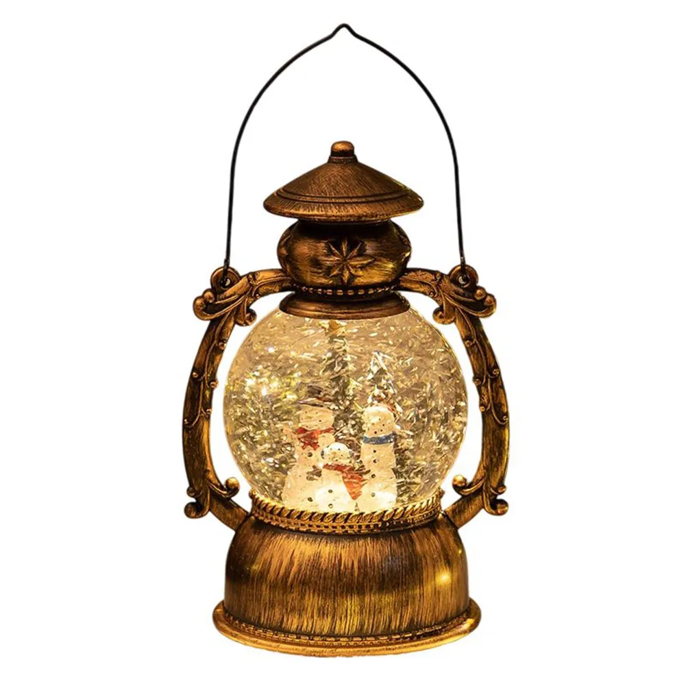 ساحر الكرتون عيد الميلاد-مصباح صندوق الموسيقى:-الرجعية ثلجي ليلة ضوء هدية مربع عيد الميلاد-هدية الحلي ديكور المنزل عيد الميلاد