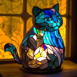 Retro Animal Table Lamp Festival Lighting Decoration Cute Turtle Elephant Cat Dragon Decorative Lamp Creative Table Lamps