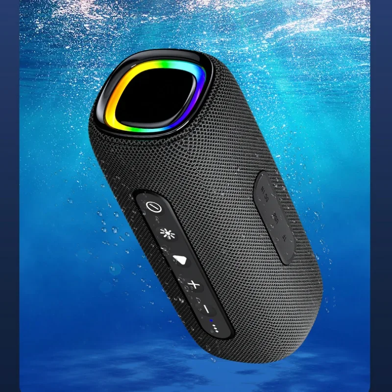 

Audience Wireless Bluetooth Speaker Outdoor Waterproof Sound Column Portable Subwoofer with RGB Light Sound System Caixa De Som