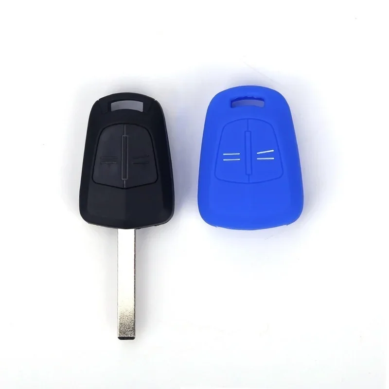 2 Buttons Silicone Remote Key Case Fob Cover For Vauxhall Opel Corsa D ASTRA H Meriva Vectra Zafira Signum Agila Car Accessories