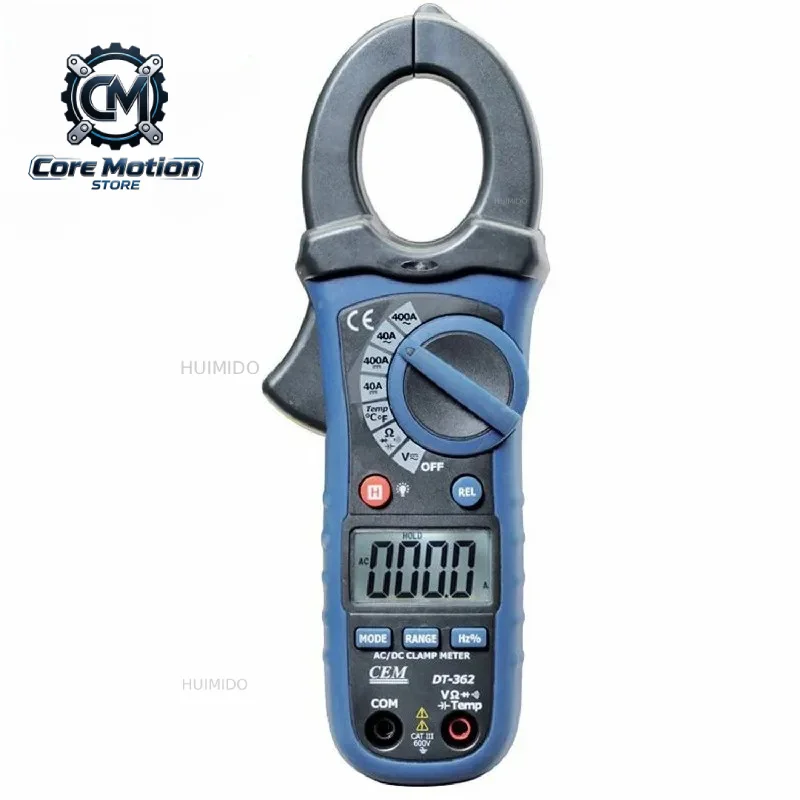 DT - 362 AC/DC Clamp Meter, Multifunctional Digital Clamp Multimeter for Current Voltage Measurement