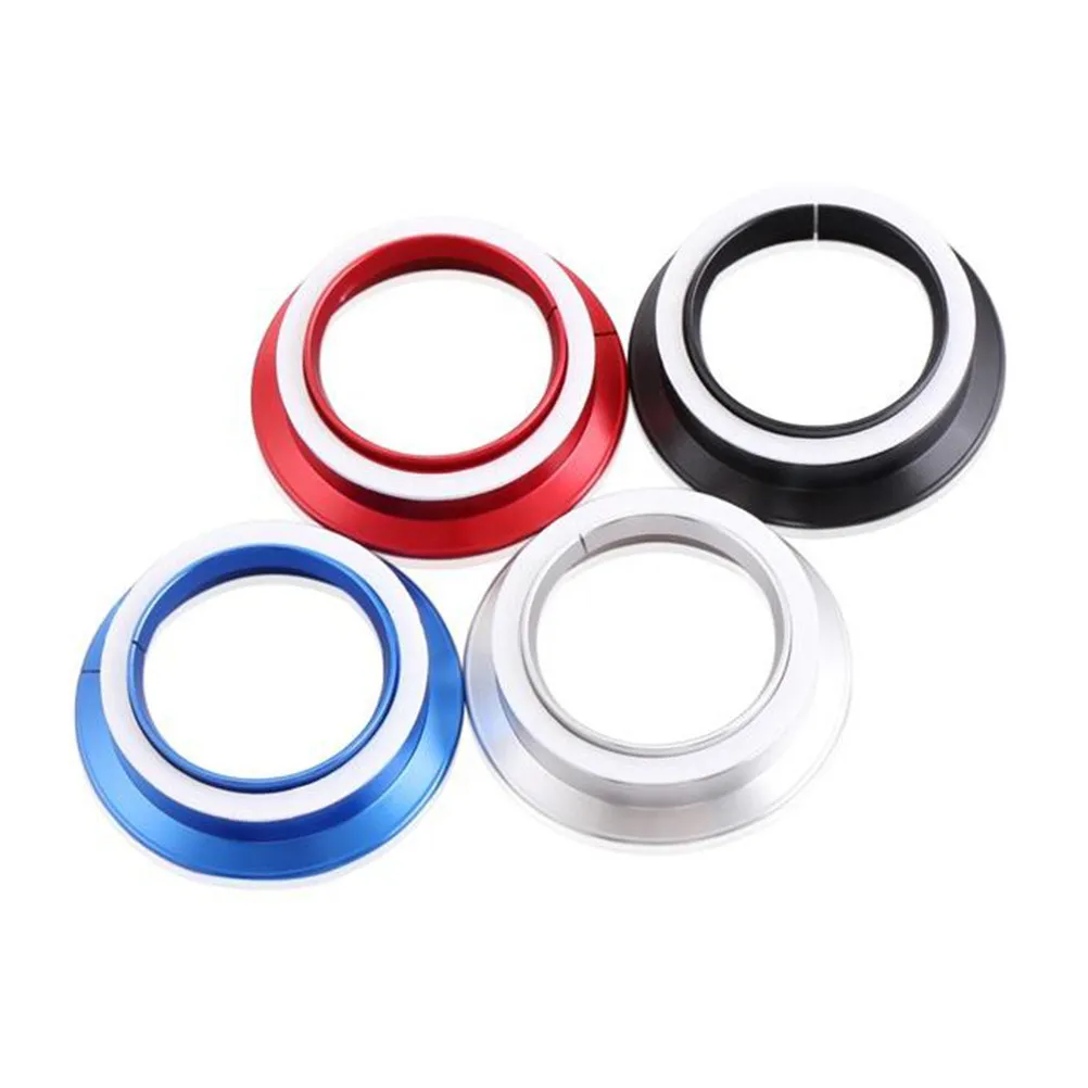 Aluminum Alloy Luminous Ring Sticker for Ignition Switch Cover Key Hole Protector Glow in Dark Self Adhesive Car