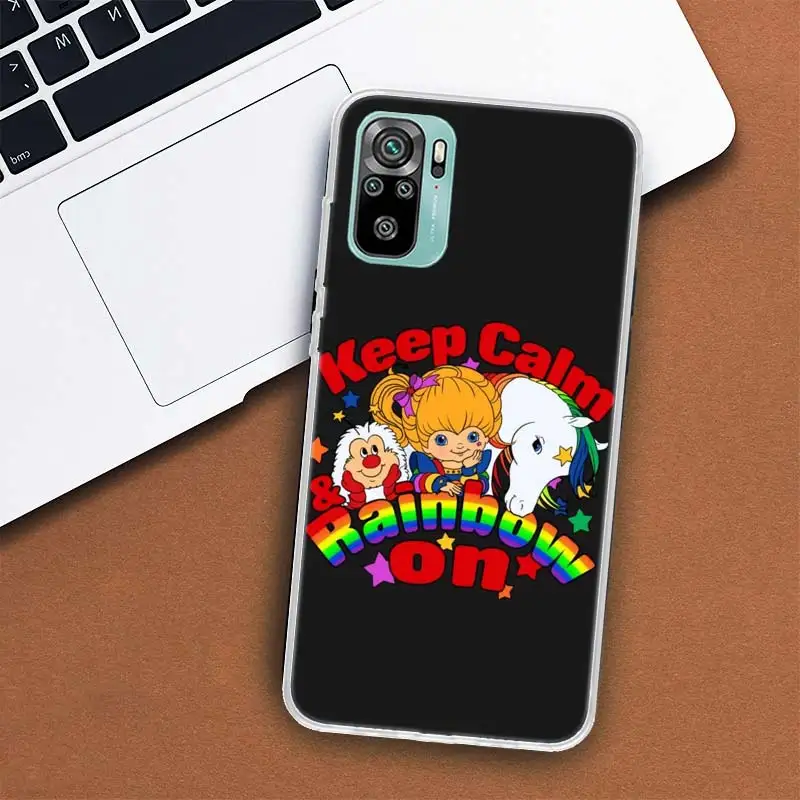 R-Rainbow cute Brite Phone Case For Xiaomi Mi 12T Pro 12X 11 Ultra 10 12 Lite 13 5G 11i 11T 10T 9 9T 8 6X 5X Cover Soft Fundas P