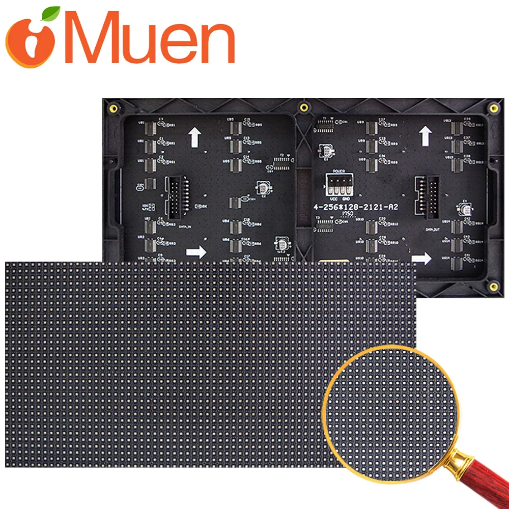 P4 Indoor LED Display Module 1 / 16Scan 256x128mm 64 x 32 dots SMD RGB Full color High quality Module LED display panel module