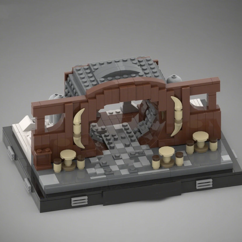 

692pcs MOC Hey Mando Diorama Collection Star Battle Building Blocks Christmas Gift Creative Assembly Kit to Develop Focus