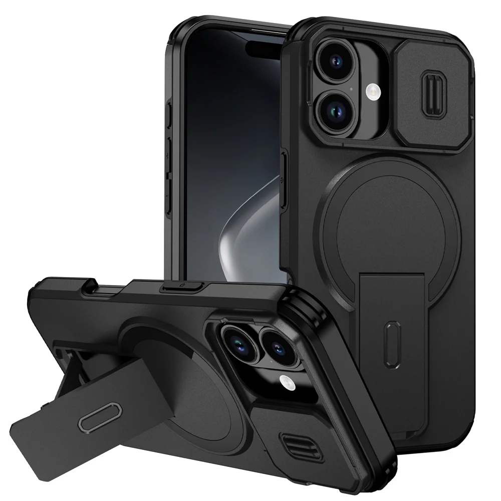 Stoßfeste, faltbare Handyhülle mit magnetischem Ständer für iPhone 18 17 16 15 14 13 12 11 Pro Max Air 16E, Vollschutz für die Kameralinse. – Detail 23