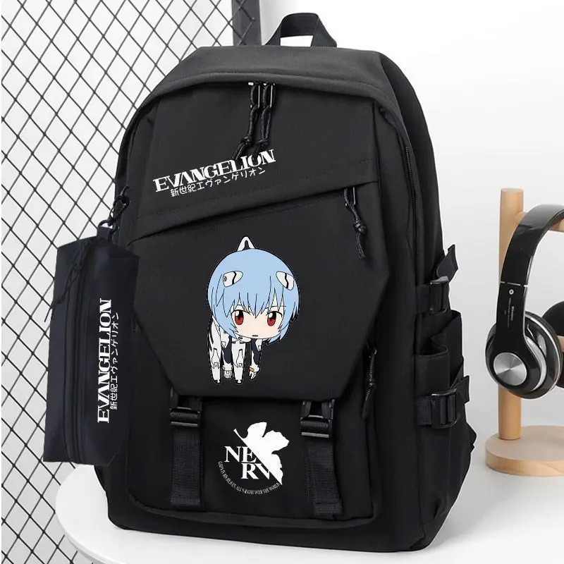 EVA-01 TEST TYPE anime cartoon cute student schoolbag Kawaii 2D boys and girls computer storage travel backpack gift wholesale view 6