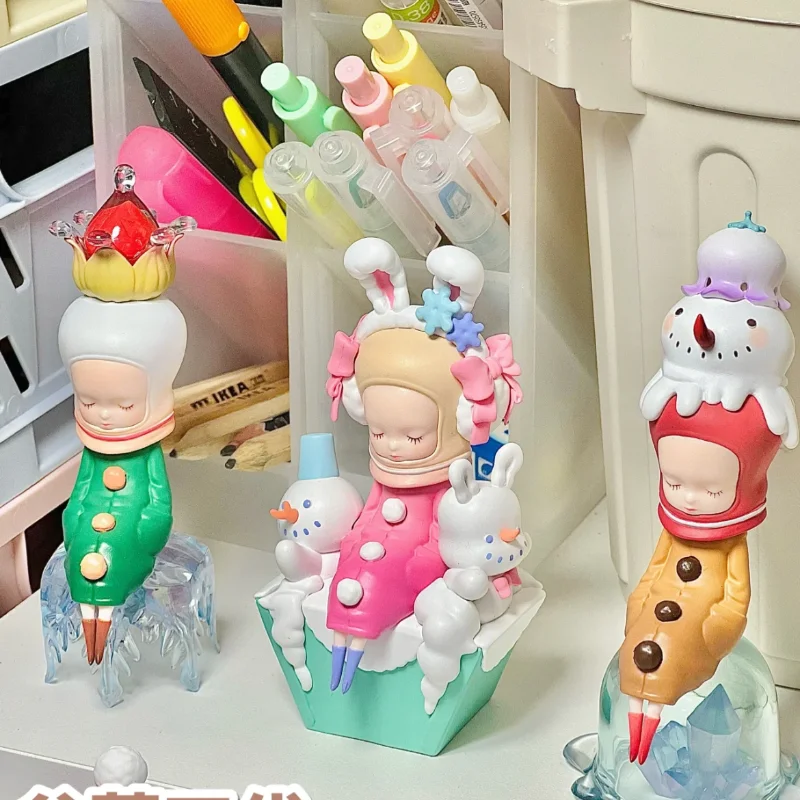 Madology Mushroom Snow Country Secret Series Blind Box Kawaii Anime Action Doll Figure Model Toy Cute Girl Trendy Gift