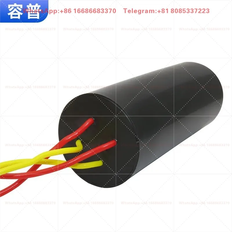 CBB60 Dual Barrel Washing Machine Starting Capacitor 9+4~14+5UF 4-Wire Industrial Use-2PCS