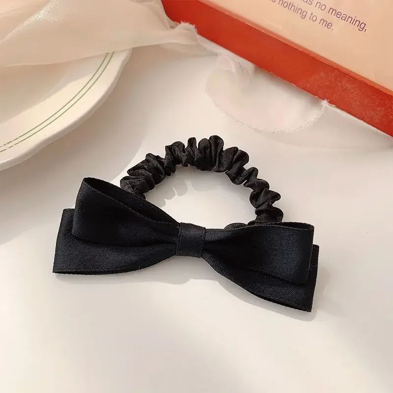 Fashionable Small Intestine Headband Bowtie Women\'s High Beauty Girl New Headband Rubber Band Hair Accessories