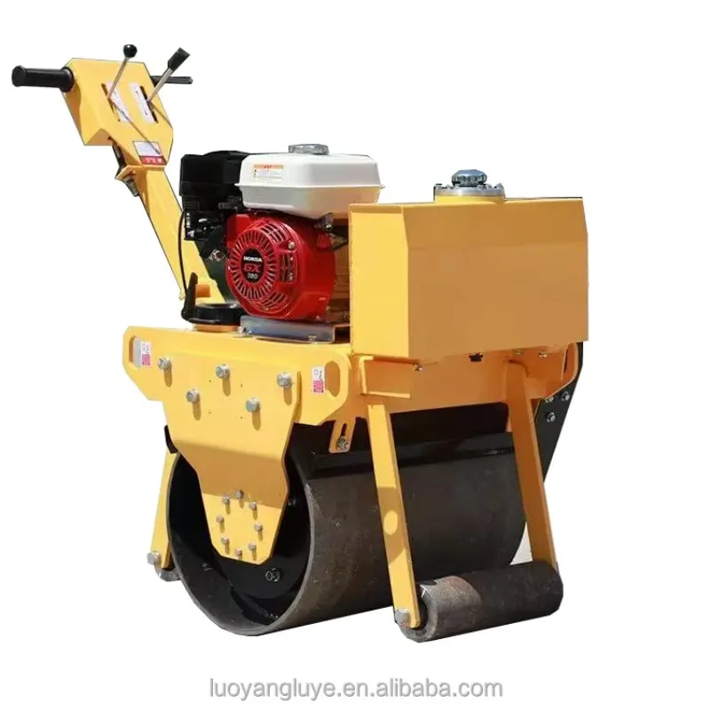 0.3 Ton Mini Walk Behind Changfa Engine Single Drum Vibratory Road Roller Fully Hydraulic System for Pavement Trench Compaction