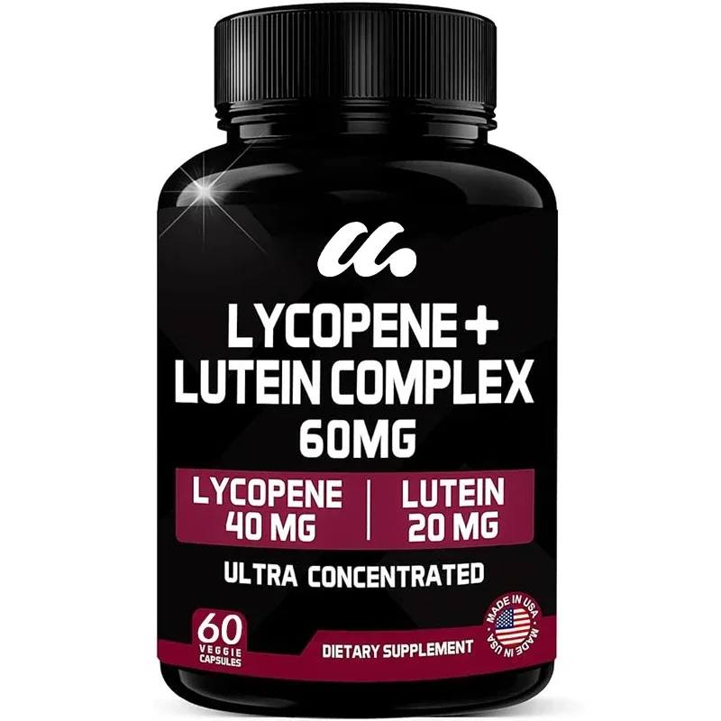 

Lycopene+Lutein Supplement | Lycopene 40mg Marigold Extract, Lycopene-2-in-1 Ultra concentrated Health Supplement