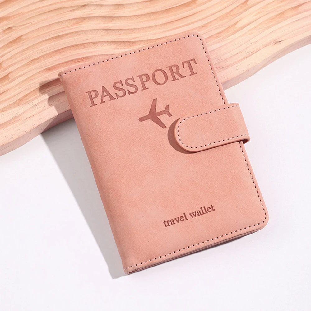 Personalisierter PU-Herren-RFID-Passhalter im 2-Style-Umschlag-Design, Flugzeugmuster Bedruckte Diebstahlsichere Passbörse, Minimalistisch – Detail 19