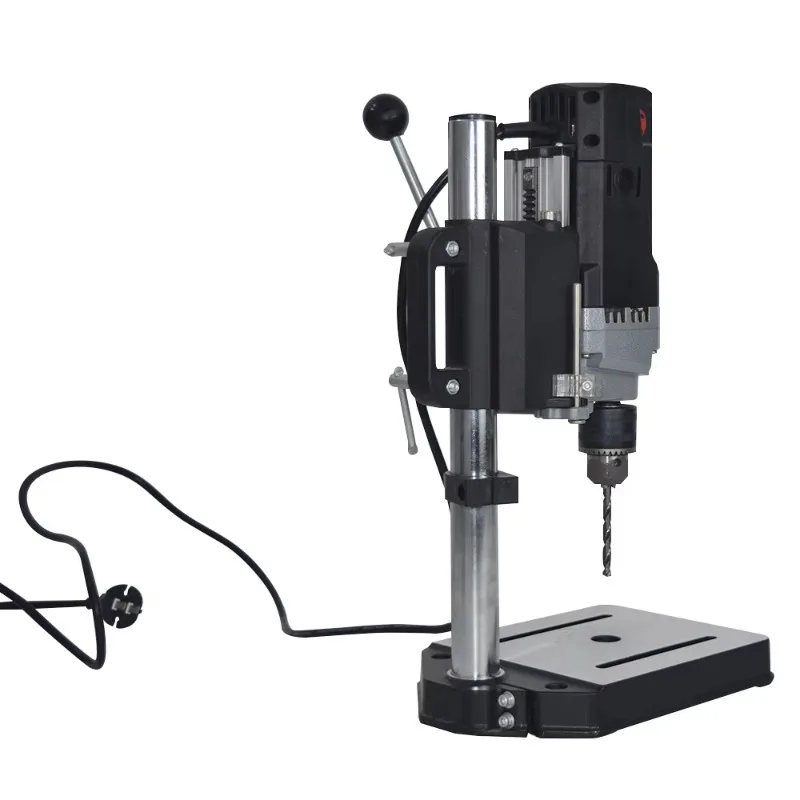 آلة الحفر والطحن الصناعية الصغيرة عالية الطاقة 220 فولت مع طاولة حفر مقعد متعددة الوظائف عالية الدقة #6