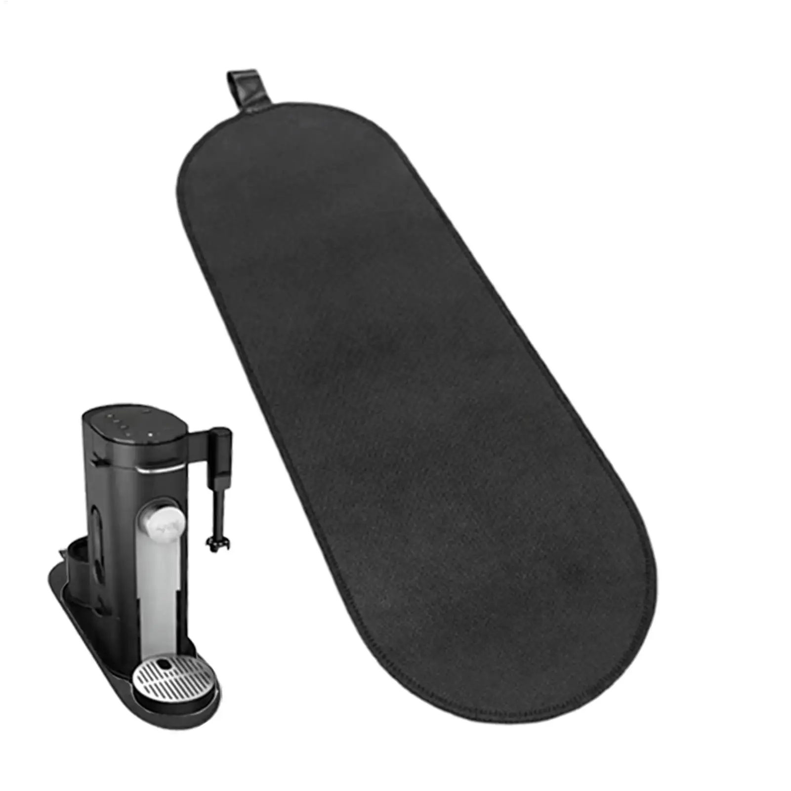 Anti-Slip Coffee Maker Mat for Counter 16.5x5.9 Inch Single Serve Coffee machine Slide Pad for Kitchen Countertop Organizer