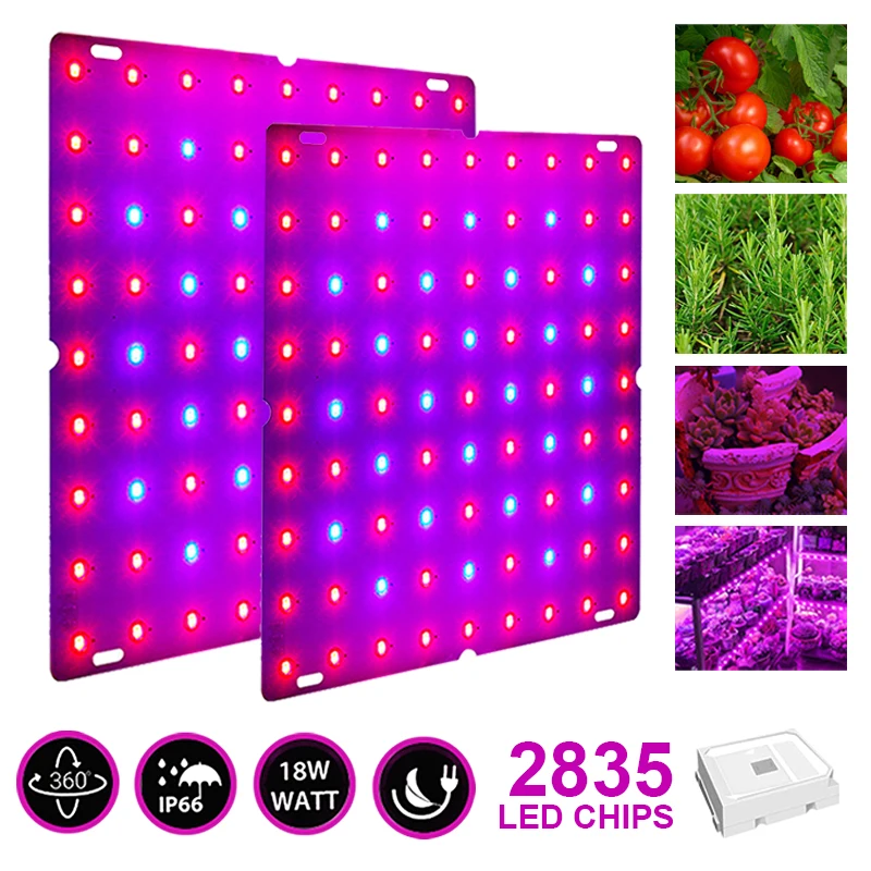 Full spectrum 2835 lamp beads quantum board LED plant light SMD growth lighting hydroponic plant light 265V plant light