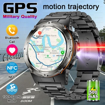 2025 Nuovo GPS Sport Professionali All'aria Aperta Astuto Della Vigilanza Delle Donne Degli Uomini di Frequenza Cardiaca BT Chiamata 3ATM Impermeabile Nuoto Fitness Smartwatch