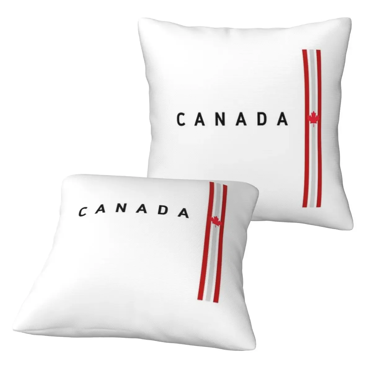Canada Flag National Culture 2 pcs Square Pillowcase Pillow Cover Cushion Decor Comfort Throw Pillow for Home Sofa
