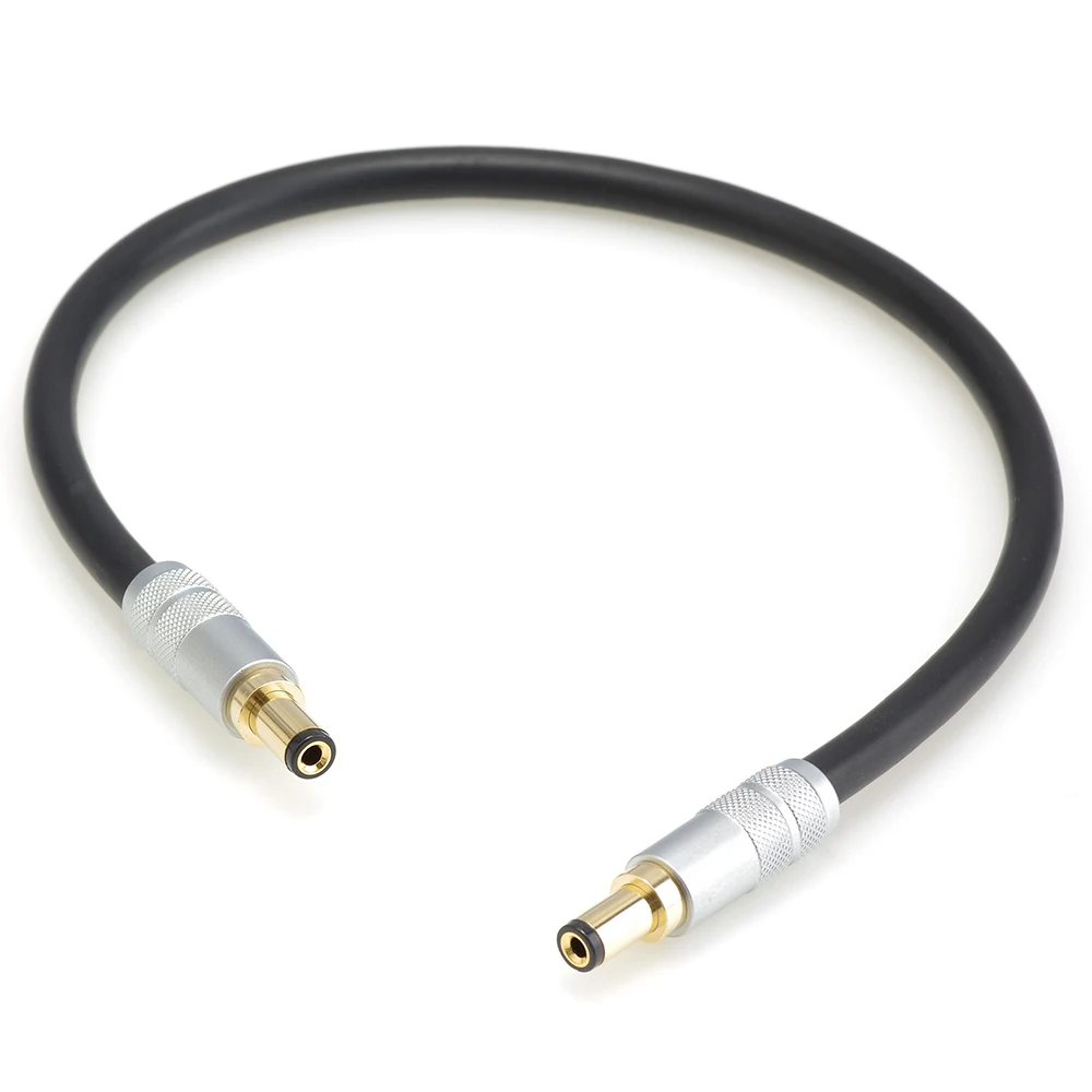 ▲HIFI Classic OFC 2*1mm² DC Power Cable Gold Plated DC GX16 Plug Low Impedance Stable Current For Audio Amp DIY Power Equipment