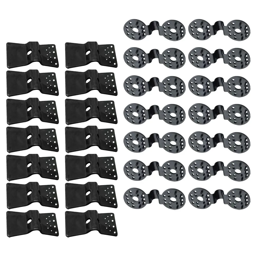 

30 Pcs Shade Net Clips Black Plastic Non Slip Mesh Buckles Reusable Clamps Garden Fixation Anti Bird Lightweight Greenhouse