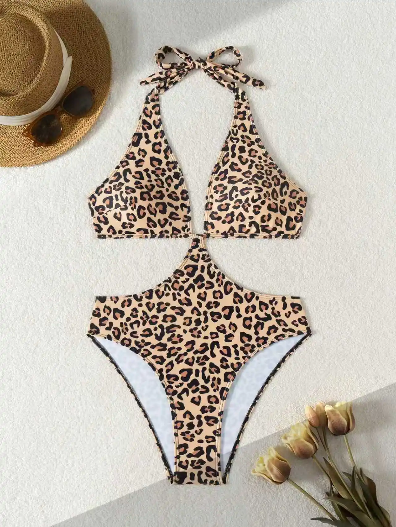 

Сексуальные купальники с леопардовым принтом, цельные купальники с вырезами, бикини, купальные костюмы, женские купальники, пляжная одежда, бикини, танкини