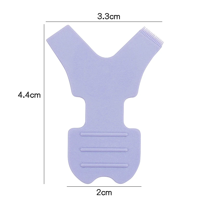 10pcs Y Shap Silicone Eyelash Brush Clean Comb Tidy Up False Lash Lifting Micro Brushes Eyelashes Extention Makeup Tools