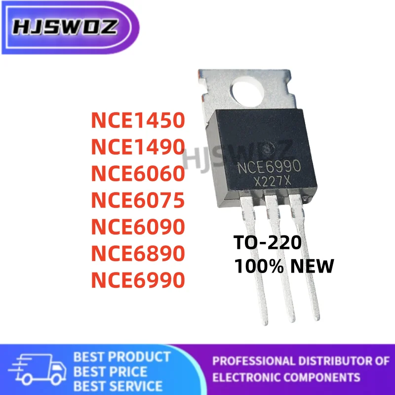 10pcs/ New NCE6075 NCE6060 NCE1490 NCE6890 NCE6090 NCE1450 NCE6990 MOS tube TO-220