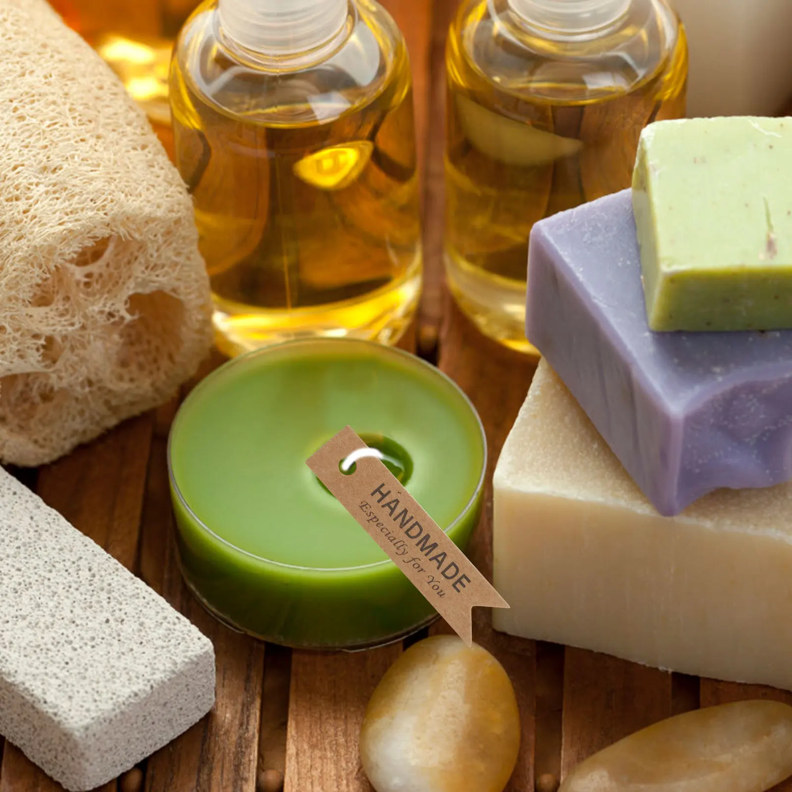 

45pcs Kraft Fishtail Flag Tags Decorative Scented Hanging Labels Diy Tags With English Letters Decors Fittings