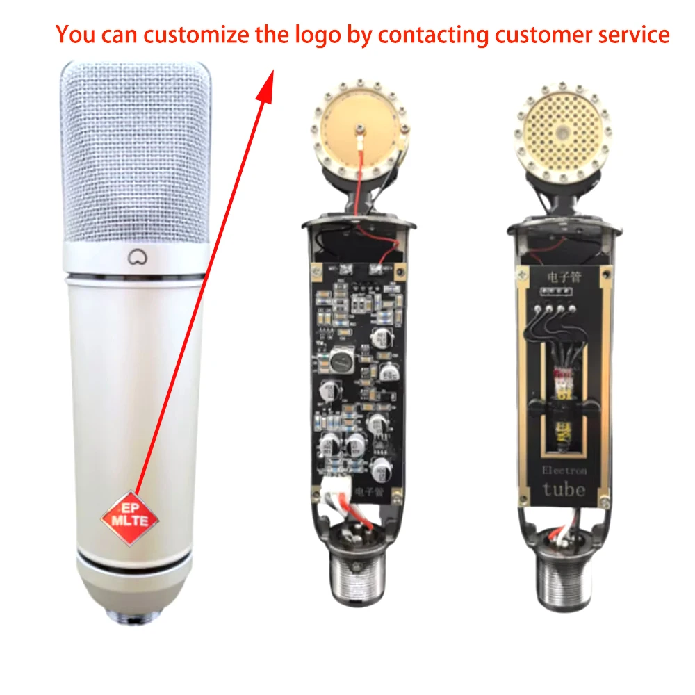 

U87 professional recording studio electronic tube microphone, capable of recording music, audio broadcasting, and singing