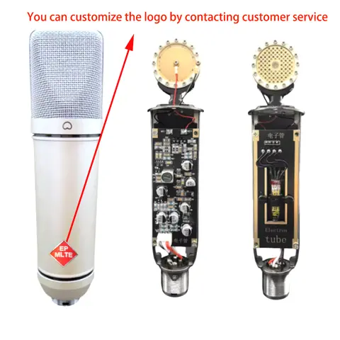 U87 professional recording studio electronic tube microphone, capable of recording music, audio broadcasting, and singing