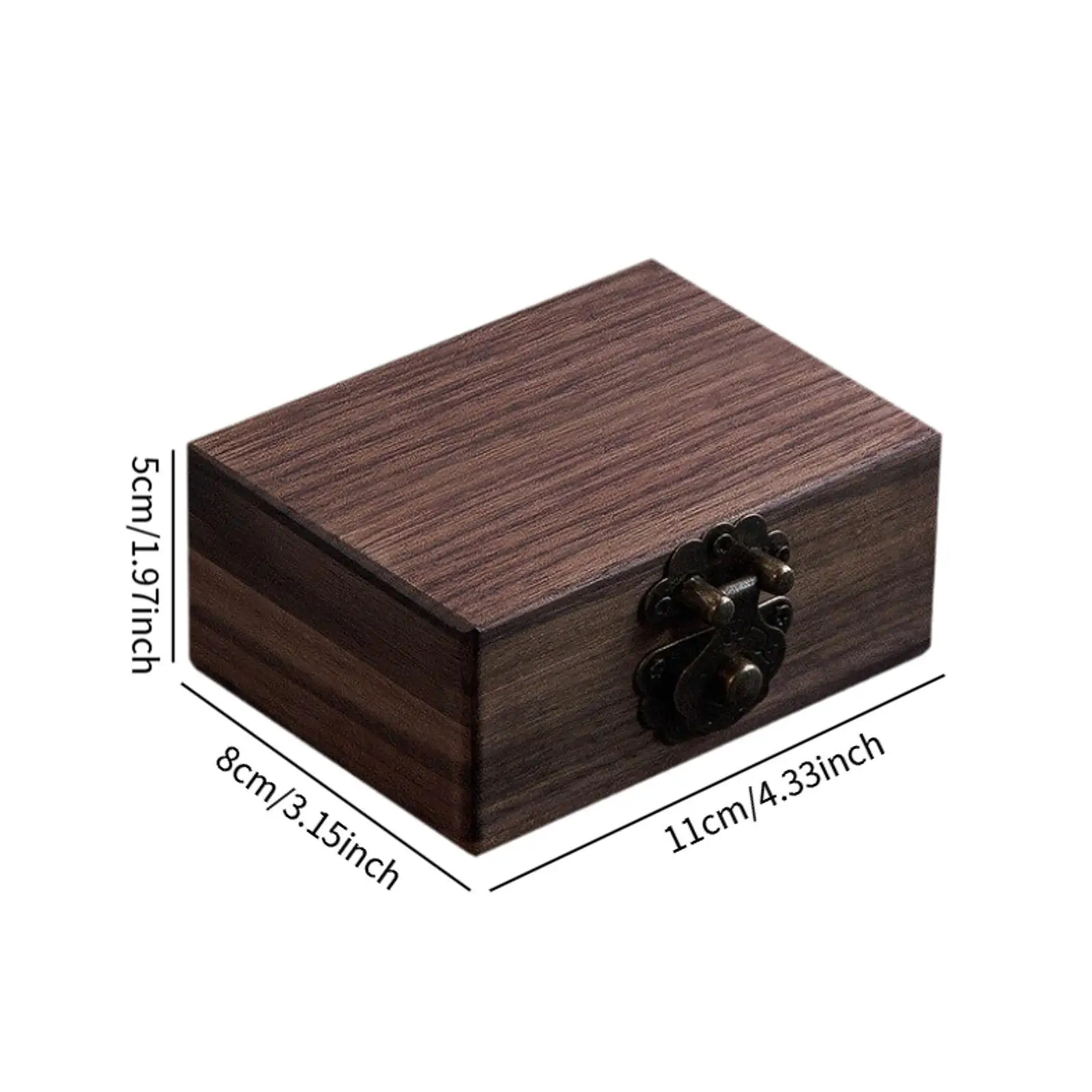 Wooden Jewelry Organizer Box Multipurpose Decorative Jewelry Case for Home