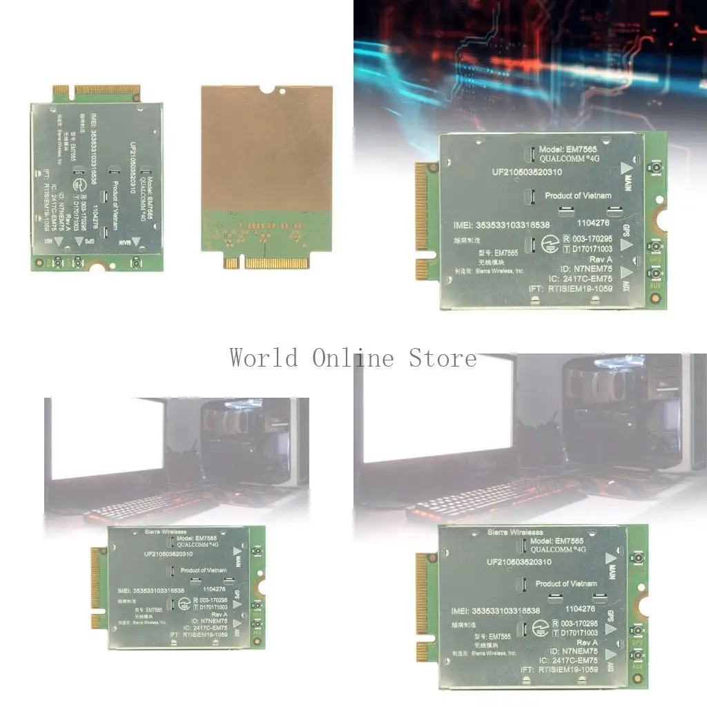 

EM7565 4G LTE Module Cat12 600Mbps NGFFs Module Cat12 NGFFs Module for Laptop 87HC