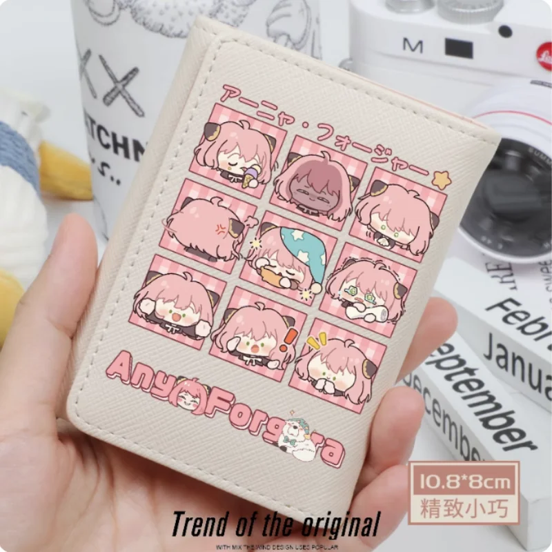 Anime Spy Family Anya Forger Wallet Women's Fold Bag Multi Card Large Capacity Fashion Wallet Gift